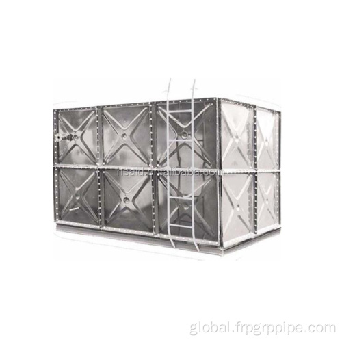 Galvanized Modular Water Tank Galvanized Steel Overhead Sectional Modular Rain Water Tank Factory